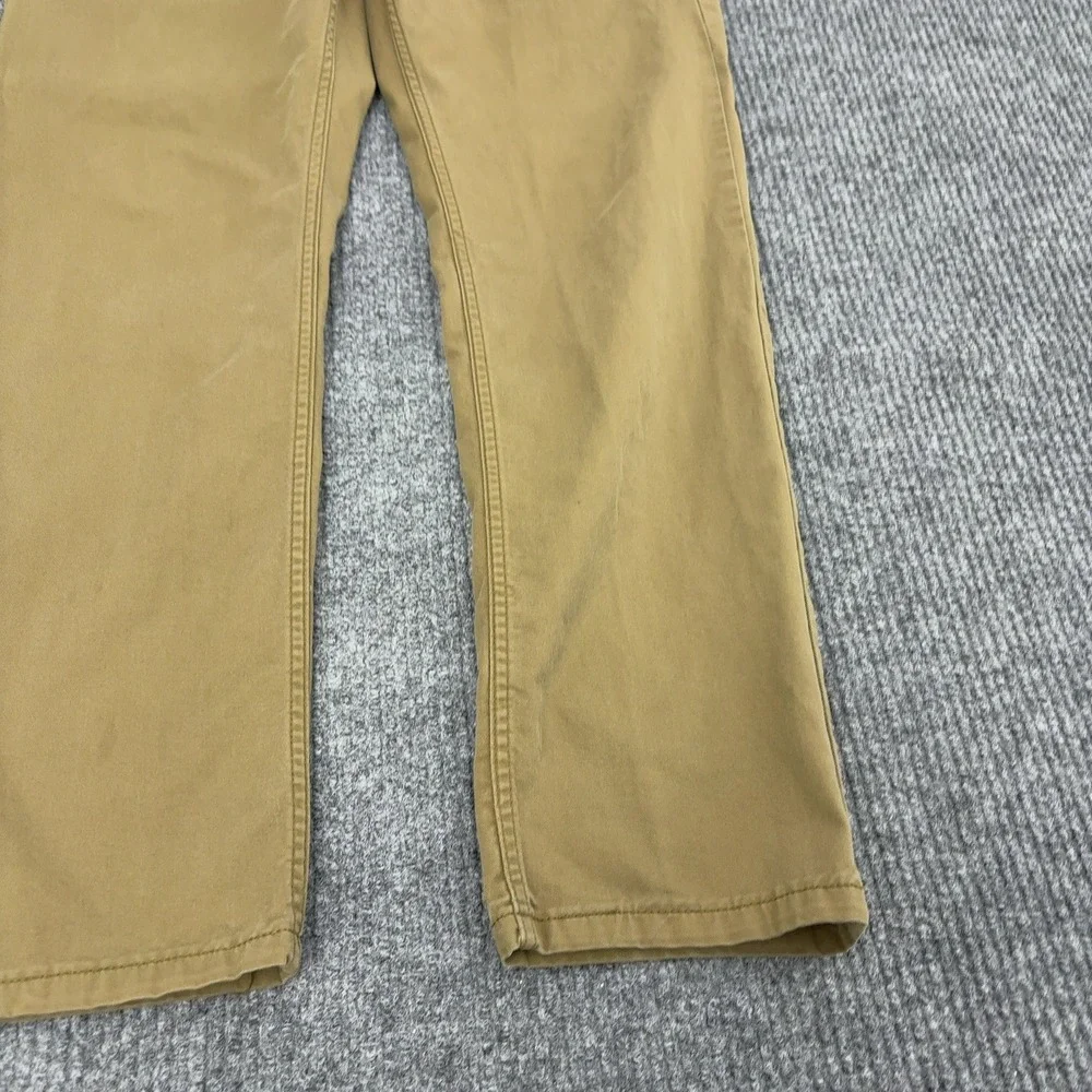 Levis Pants Mens 34x28 Khaki Cotton Stretch Chino Casual Classic